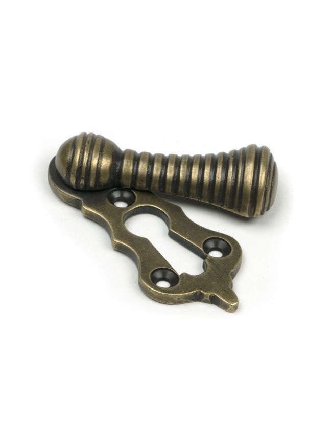 Burnished Brass Beehive Escutcheon