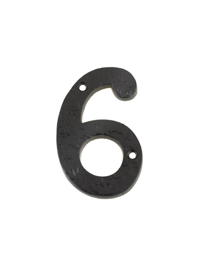 Zoo Hardware Numeral - No. 6 & 9 - 4" - Black