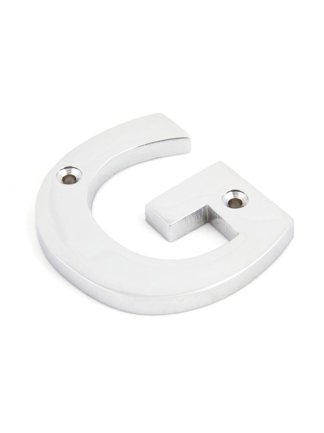 Polished Chrome Letter G