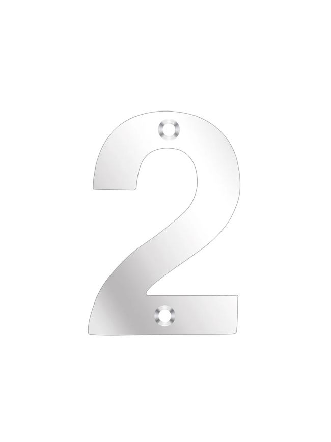 Zoo Hardware Numerals - Stainless Steel