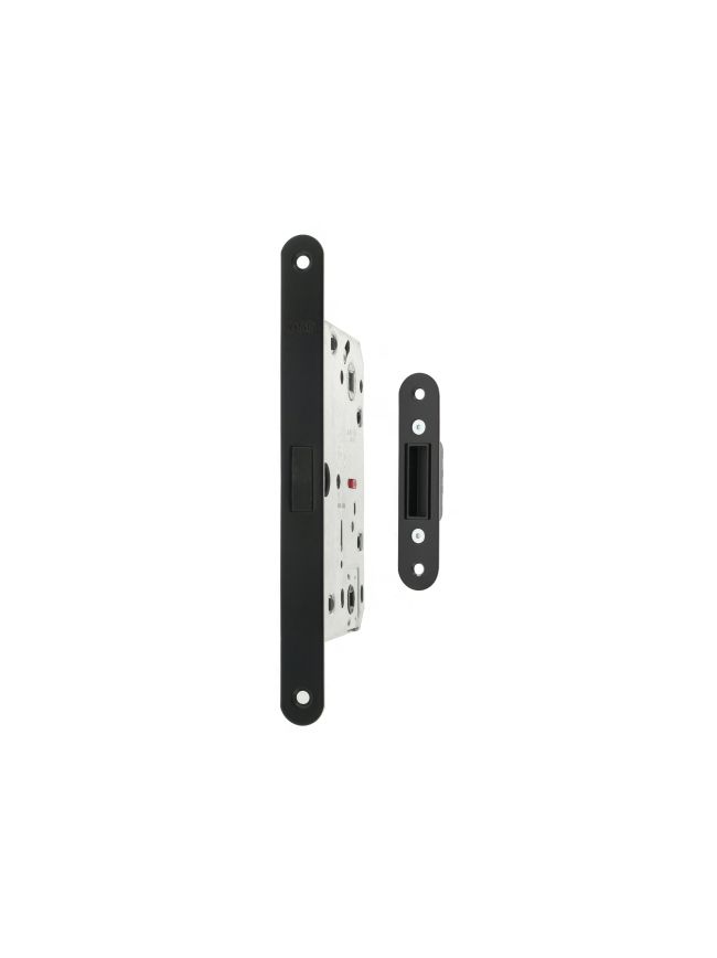 AGB Polaris 2XT Magnetic Bathroom Lock 50mm backset - Matt Black