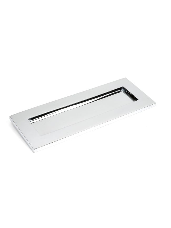 Polished Chrome Small Letter Plate