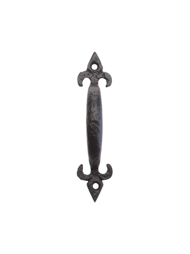 Zoo Hardware Fleur de Lys Pull Handle - 5" - Black