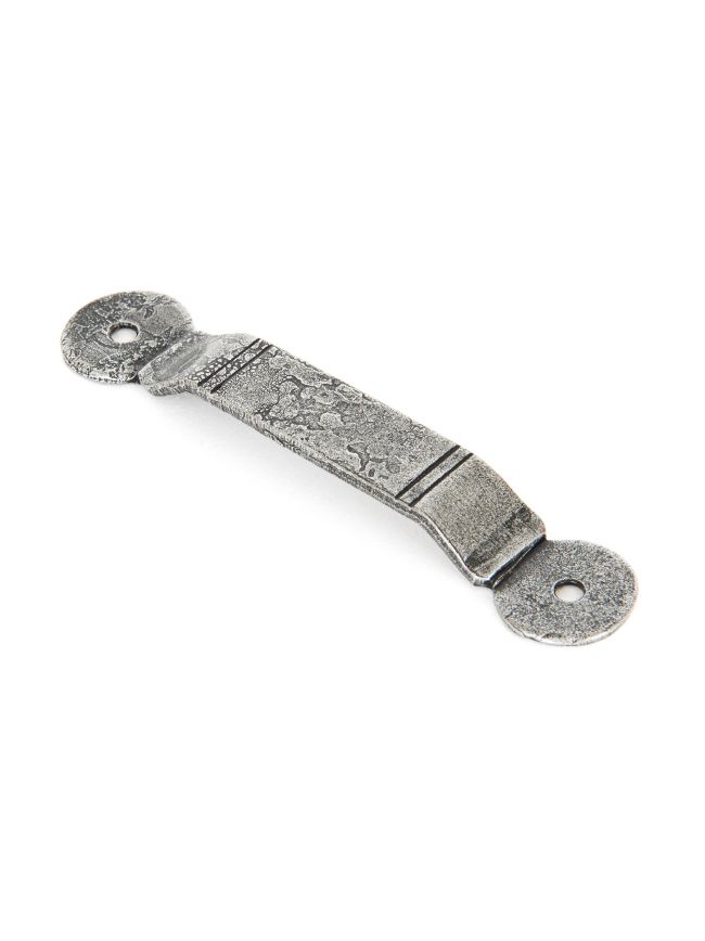 Pewter Penny End Screw on Staple
