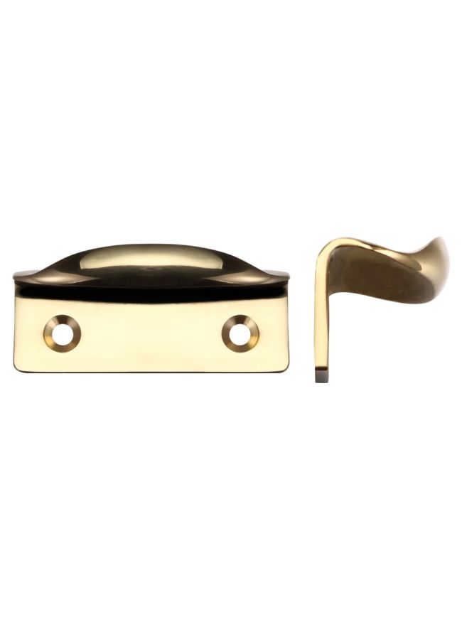 Zoo Hardware Sash Lift - 60 x 22mm - Polished Brass