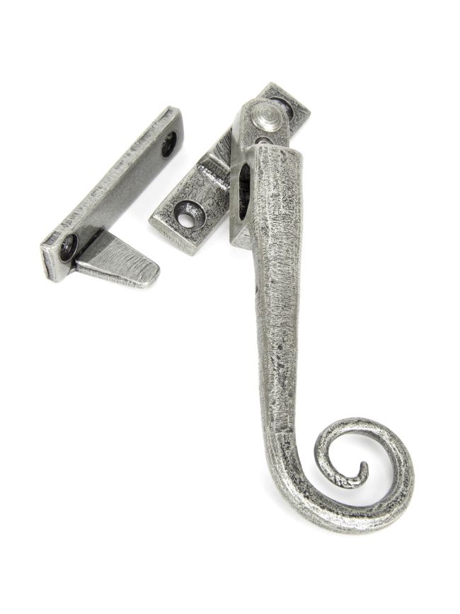 Pewter Locking Night-Vent Monkeytail Fastener - RH
