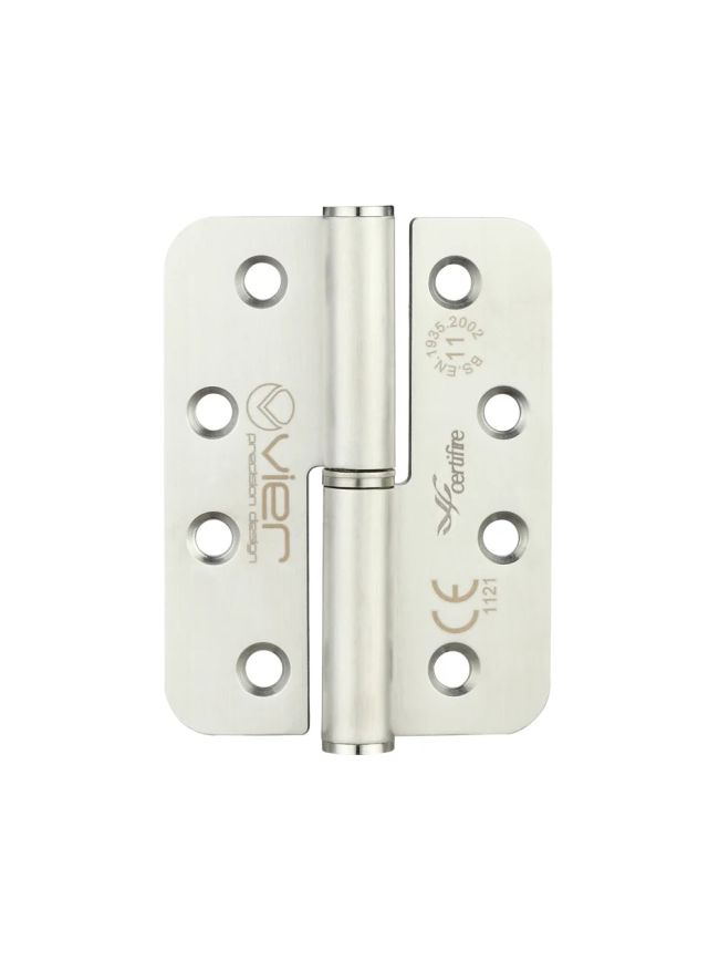 Zoo Hardware Grade 11 Lift Off Hinge Stainless Steel - Radius - Grade 201 - 102 x 76 x 3mm - Left Hand