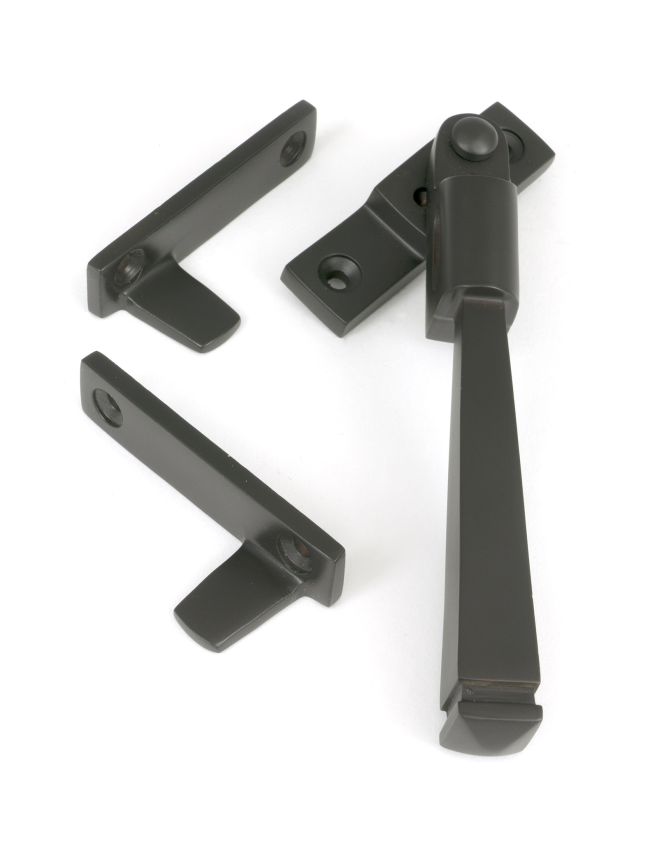 Aged Bronze Night-Vent Locking Avon Fastener