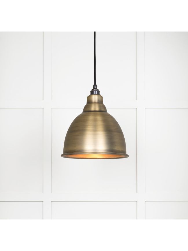 Aged Brass Brindley Pendant