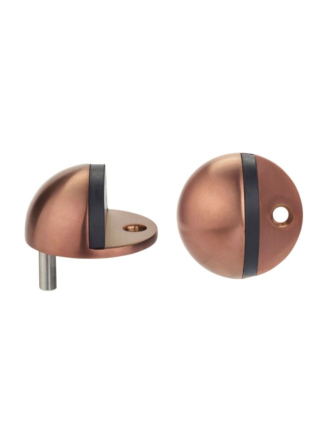 Zoo Hardware Door stop - floor mounted - oval - 45mm - Bronze
