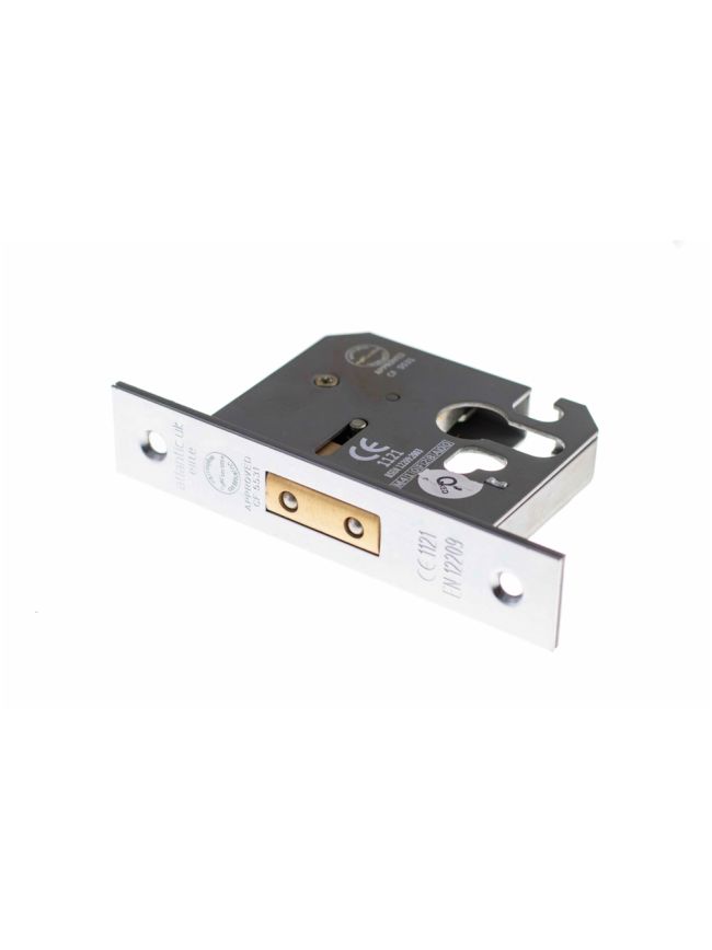Atlantic Euro Deadlock [CE] 3" - Polished Chrome