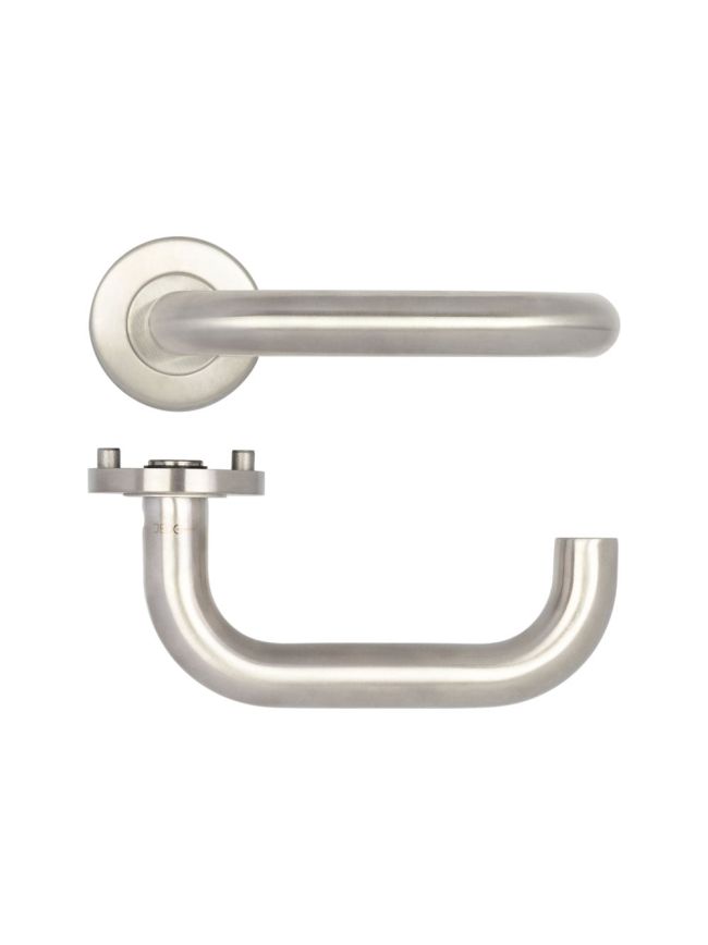Venus 19mm Door Handle on Rose Grade 304 - By Frelan Hardware - JSS134