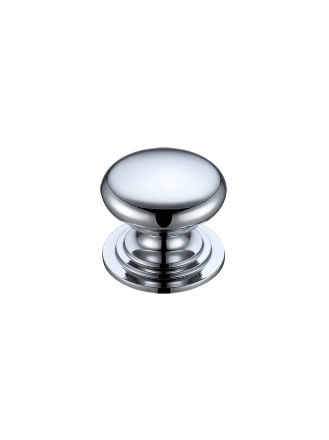 Zoo Hardware Victorian Cupboard Knob 32mm dia. - Chrome