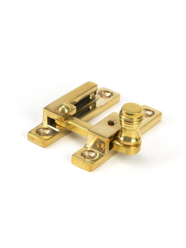 Polished Brass Prestbury Quadrant Fastener - Narrow
