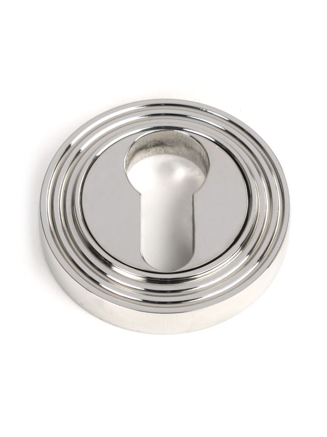 Polished Marine SS (316) Round Euro Escutcheon (Beehive)