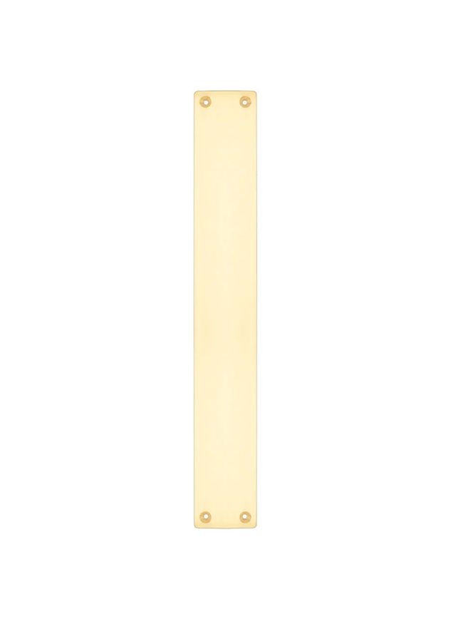 Zoo Hardware Finger Plate for FB112B - 425 x 60mm - Brass