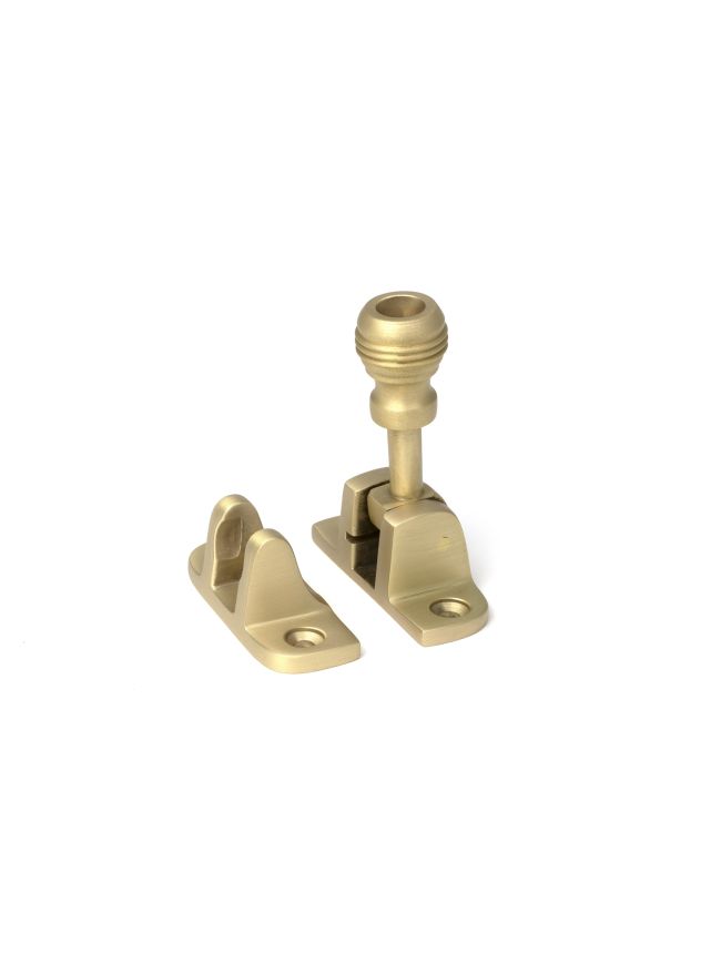 Satin Brass Prestbury Brighton Fastener (Radiused)