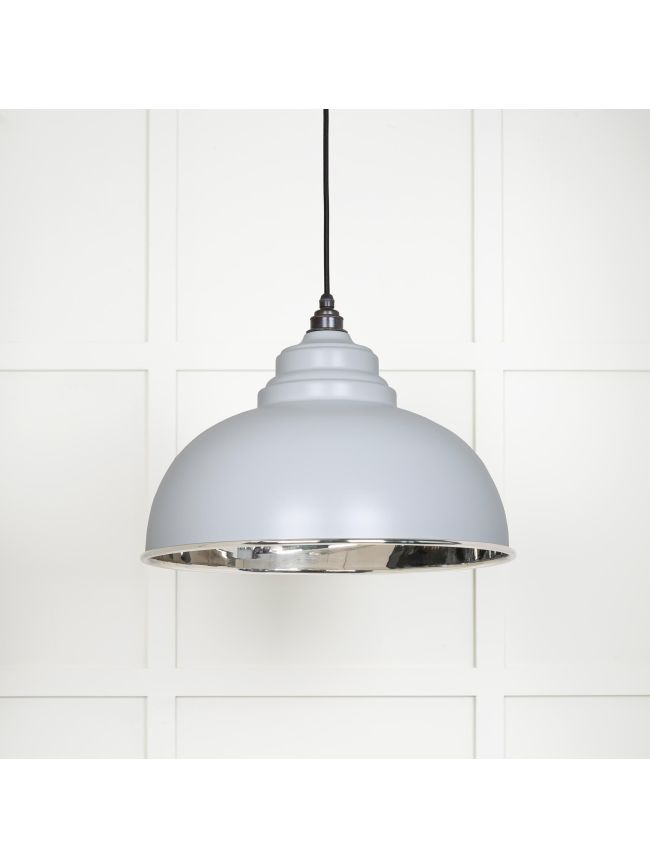 Smooth Nickel Harborne Pendant in Birch