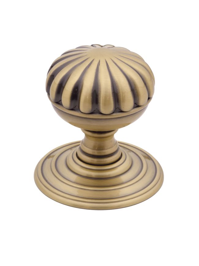 Zoo Hardware Ringed Mortice Knob - Concealed Fix - Florentine Bronze