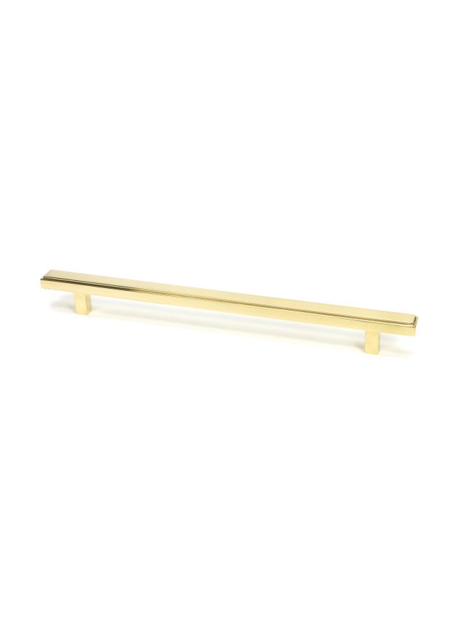Polished Brass Scully Pull Handle - Large
