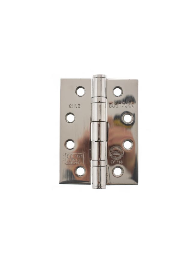 Atlantic Ball Bearing Hinges Grade 13 Fire Rated 4" x 3" x 3mm - Polished Stainless Steel (Pair)