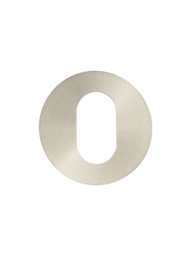 Stainless Steel Oval Profile Escutcheons Grade 304 52x5mm Satin Stainless Steel - By Frelan Hardware - JSS04