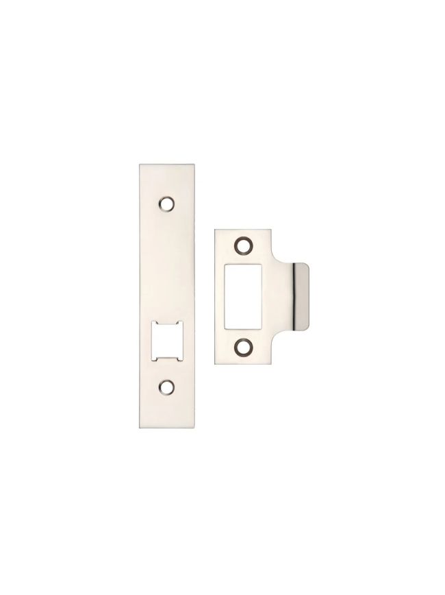 Zoo Hardware Spare Acc Pk for UK Horizontal Locks - *BLANK* - Contains Forend, Strike and Fixing Screws (Latch Version) - Nickel