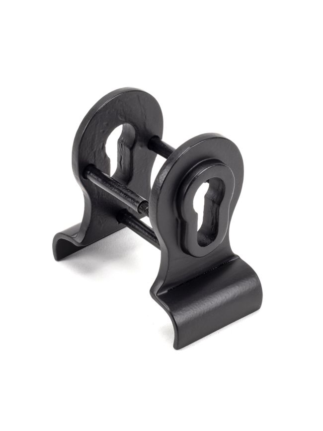 Matt Black 50mm Euro Door Pull (Back to Back fixings)