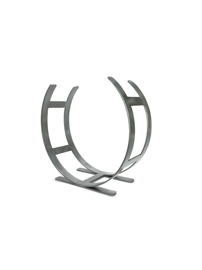 Pewter Curved Log Holder - Large