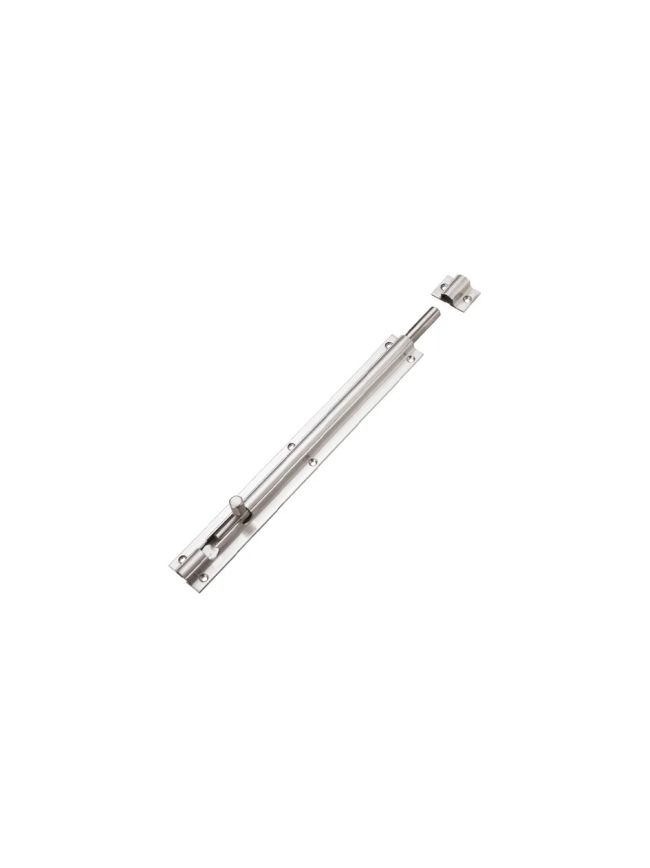 Zoo Hardware Barrel bolt - 300mm x 40mm - Satin Stainless