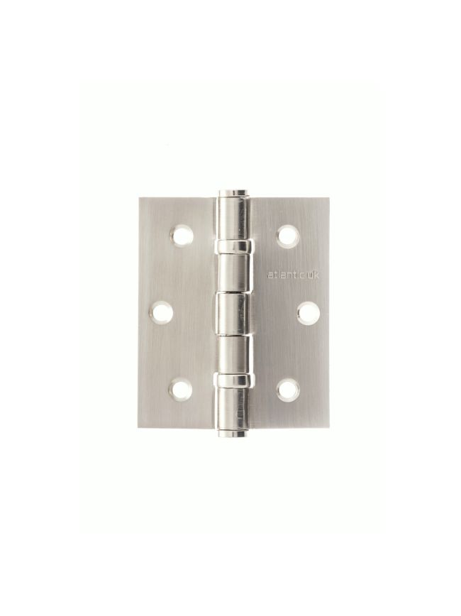 Atlantic Ball Bearing Hinges 3" x 2.5" x 2.5mm - Satin Nickel (Pair)