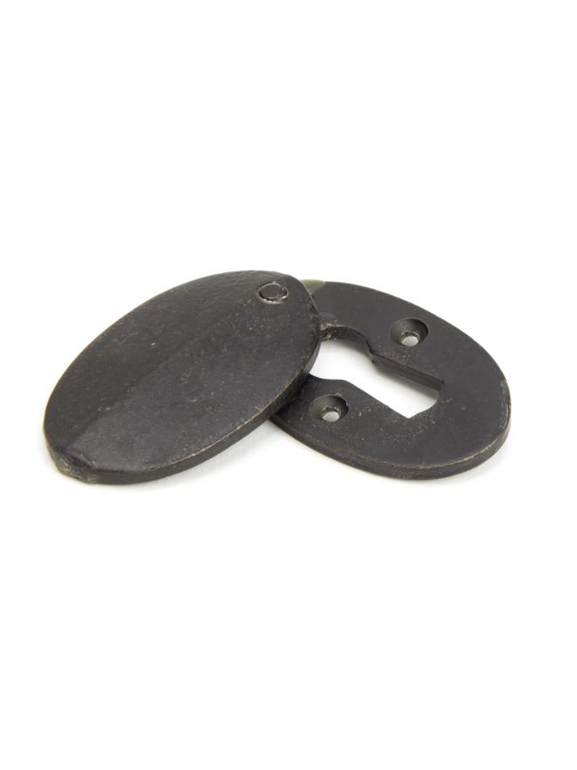 External Beeswax Oval Escutcheon & Cover