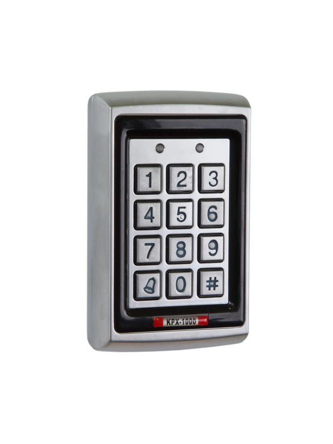 Zoo Hardware Keypad with Electroplated Anti Vandal Case (Proximity Reader) - External if used with Rainshield
