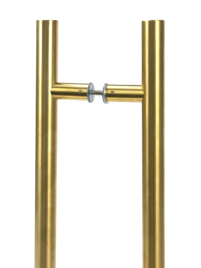 Aged Brass (316) 1.2m T Bar Handle B2B 32mm Ø