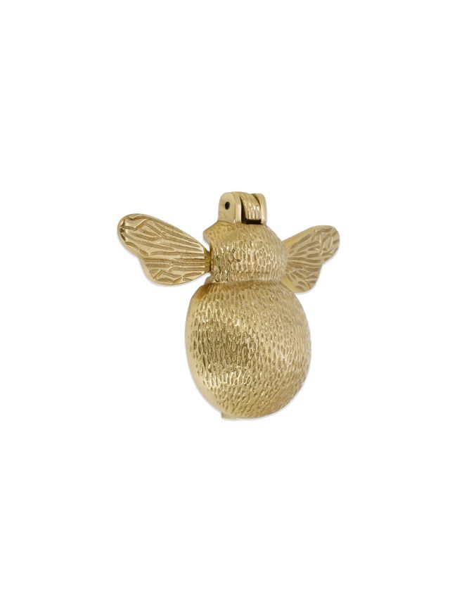 Bumble Bee Door Knocker Polished Brass