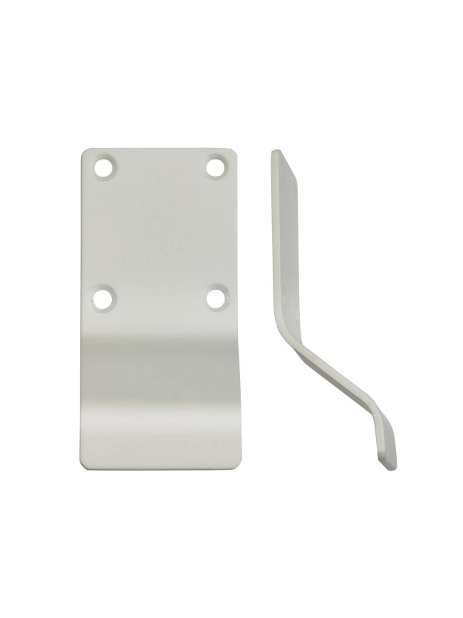 Zoo Hardware Cylinder Latch Pull - Blank Profile - 88mm x 43mm - Powder Coat White