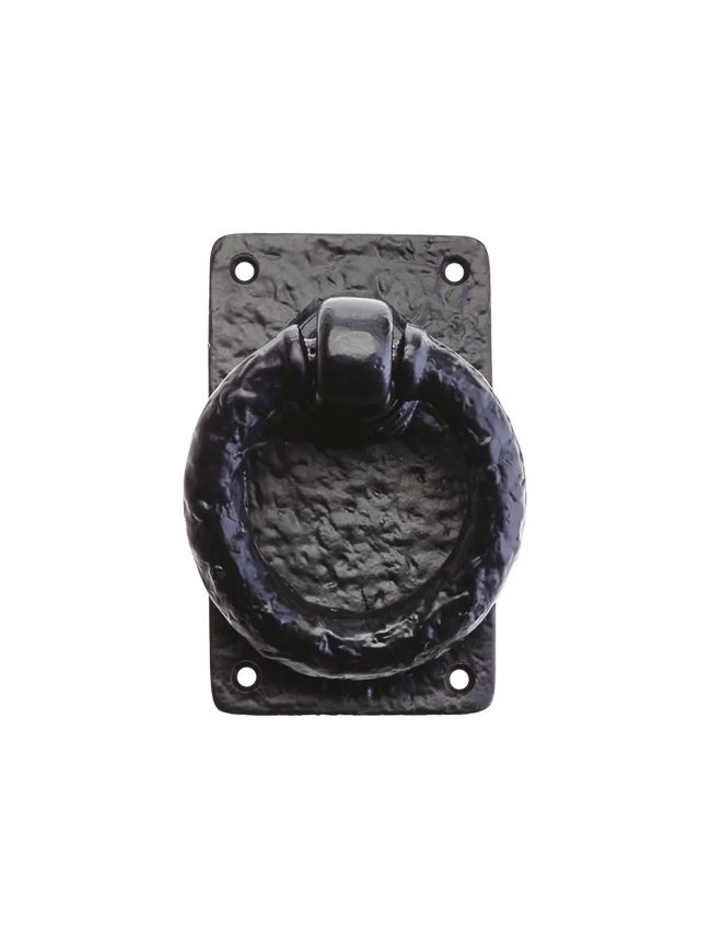 Zoo Hardware Ring Handle - 3" x 5" - Black