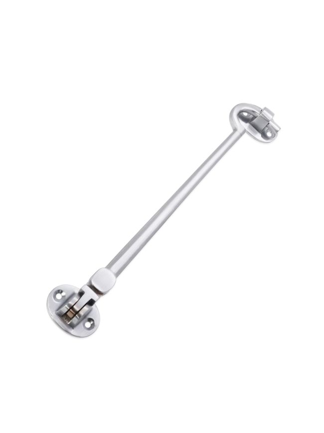 Silent Cabin Hook 8" - 200mm Satin Chrome