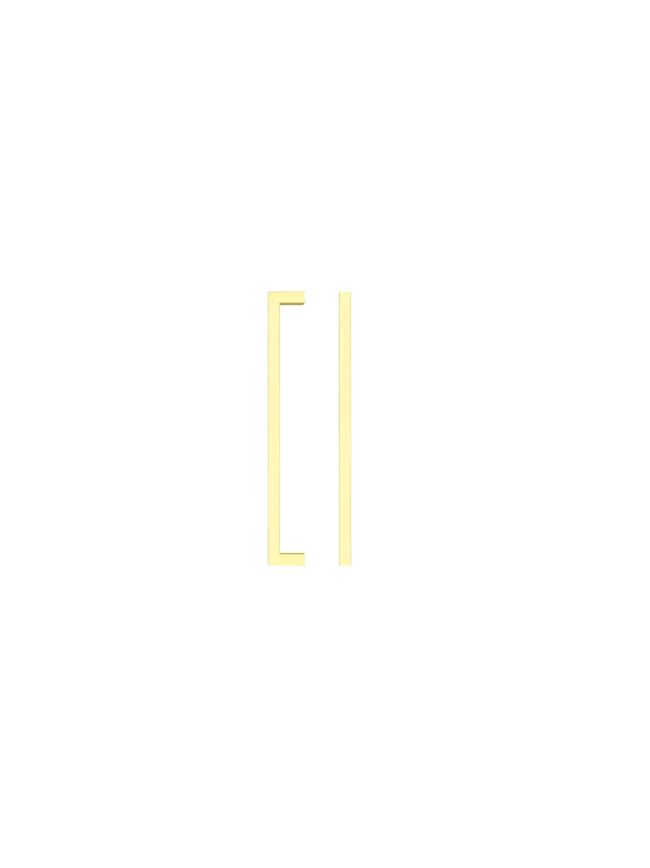 Zoo Hardware Square Block Cabinet handle 192mm CTC Brushed Gold Finish