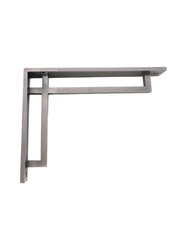 Narrow Art Deco Bracket Pewter (Sold in Pairs)