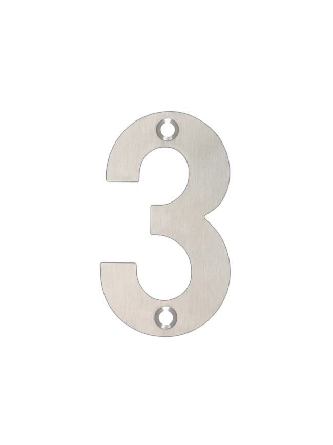 Zoo Hardware Numerals - Polished Stainless