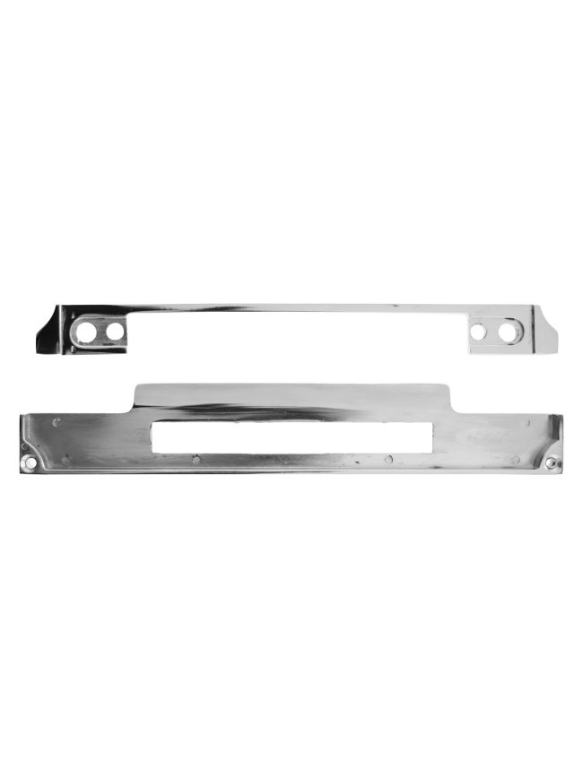 Atlantic DIN Rebate Kit for Euro Profile, Bathroom Lock, Latch, Euro Deadlock - Polished Chrome