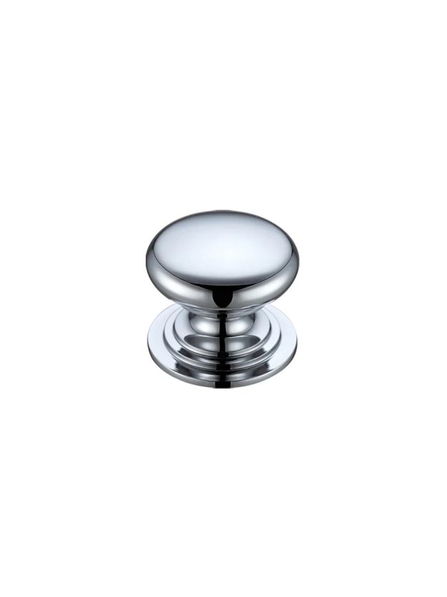 Zoo Hardware Victorian Cupboard Knob 25mm dia. - Chrome