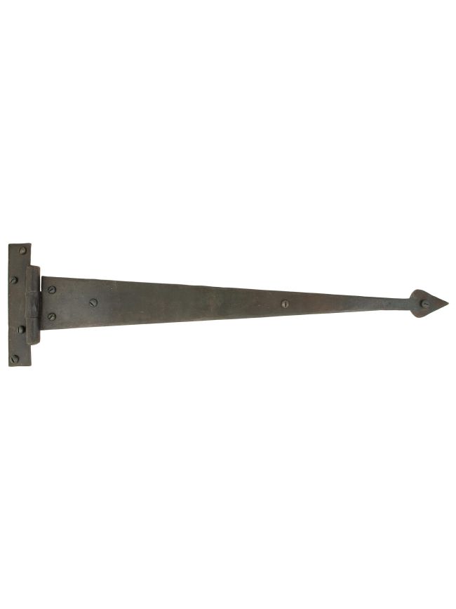 Beeswax 18" Arrow Head T Hinge (pair)