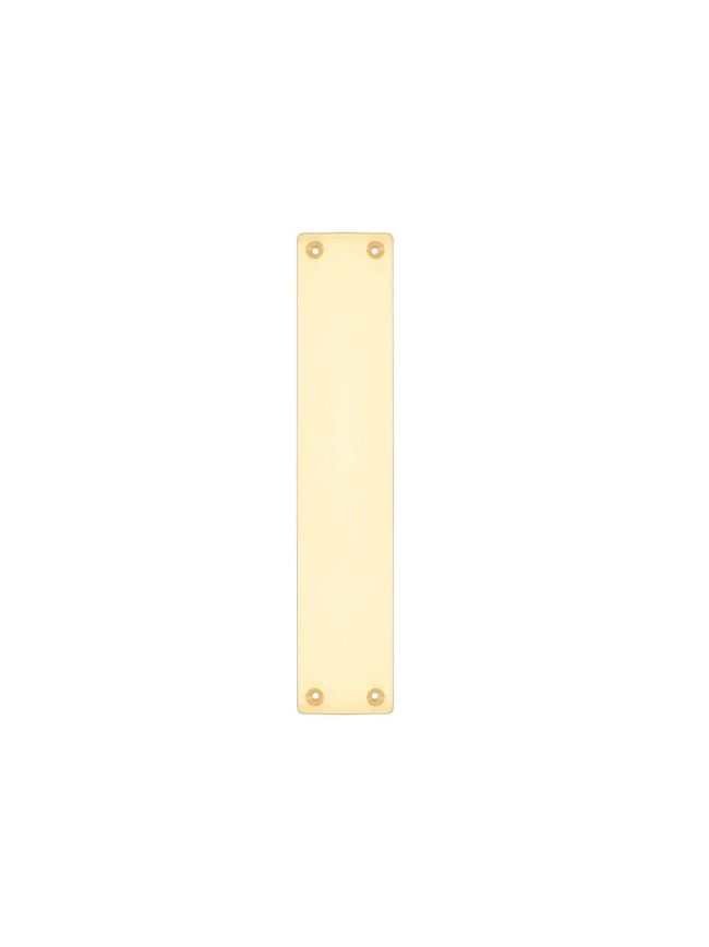 Zoo Hardware Finger Plate for FB112A - Polished Brass