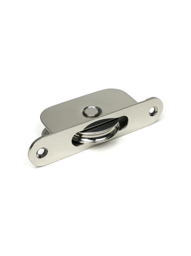 Polished Marine SS (316) Radiused Sash Pulley 75kg