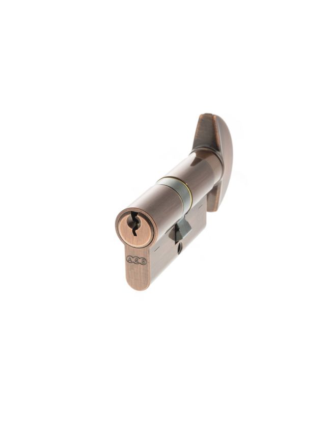 AGB Euro Profile 5 Pin Cylinder Key to Turn 30-30mm (60mm) Keyed Alike - Copper