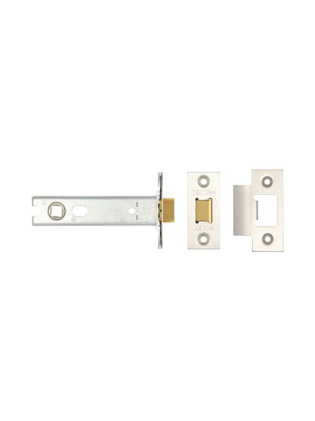 Jedo Heavy Duty Tubular Latches - 45 Degree Short Travel 102mm Satin Stainless Steel - By Frelan Hardware - JL-HDT102SS