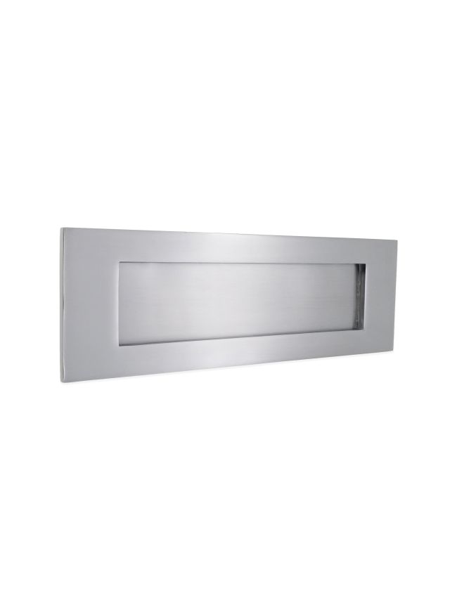 Victorian Letter Plate 300mm Satin Chrome