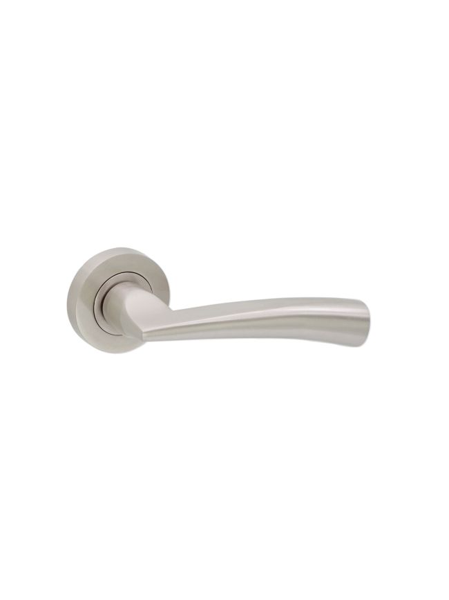 Leygo Lever Door Handle Satin Nickel